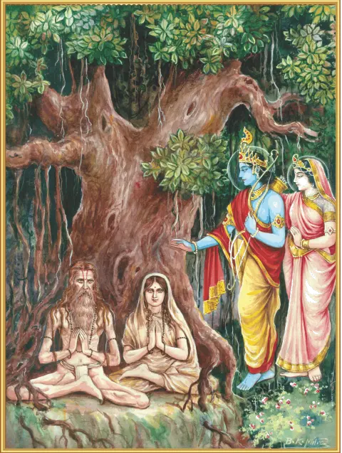 Divine Grace upon Manu and Shatarupa