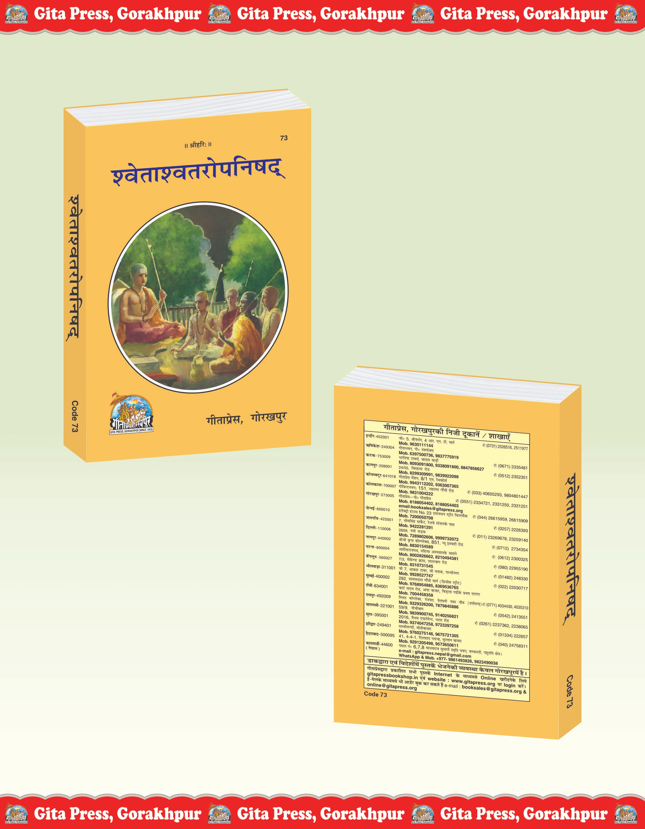 Shvetashvatara Upanishad Hindi Front & Back Cover